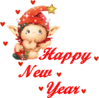 animated happy new year greeting card glitter graphics.gif
