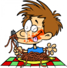 0511-1010-1220-4810_Cartoon_of_a_Boy_Eating_Spaghetti_with_Sauce_All_Over_His_Face_clipart_image.png