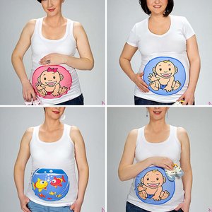 Bluzki dla kobiet w ciąży z fantastycznymi brzuszkami www.mytummy.pl / odziez ciazowa / ubrania ciaz