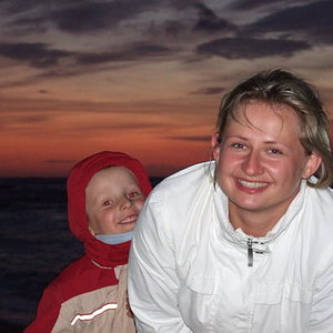 Ja i mój synek nad morzem - Karwia 2007