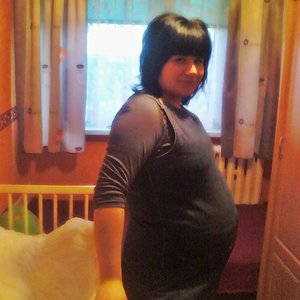 fotka z 2.03.2009(31 tydzień ciąży)