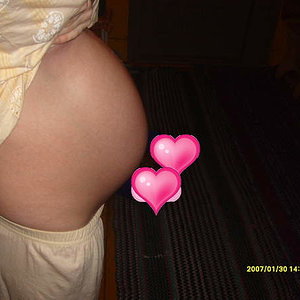 Początek 37 tygodnia ciąży:)
